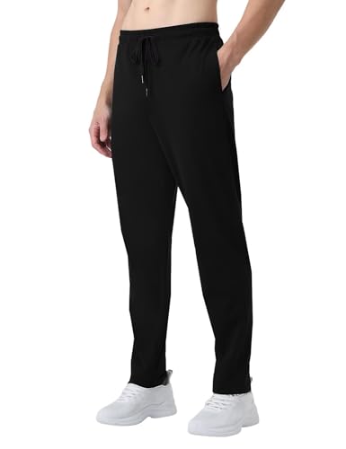 Mens Joggers Sweatpants Trendy Drawstring Pull On Lined Fleece Athletic Tactical Hiking Golf Pant Breathable Lightweight Workout Straight Leg Active Warm Up Track Pants for Men with Pockets