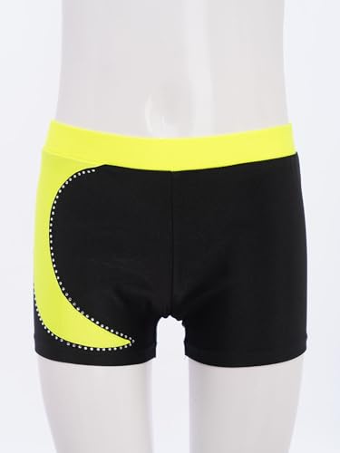 Jugaoge Kids Boys Stretchy Ballet Dance Tumbling Shorts Gymnastics Shorts Athletic Practice Gym Bottoms3