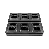 Midland® - BGC200 Gang Charger - Charge up to 6 Midland® BR200 Business Two-Way Radios Six Spare Batteries at Once - BizTalk Charger for Ranches Farms Schools Churches- Radios - Batteries Not Included
