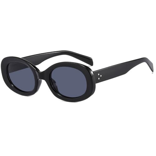 Lunettes de soleil ovales léopard anti-UV pour courir sans éblouissement