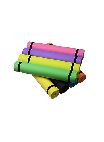 سجادة متينة ومريحة ممتصة للصدمات وخفيفة الوزن لتمارين اليوجا والجيم مقاس 1.60 متر × 70 سم