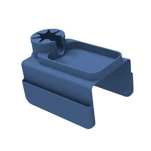 追加のソファサイドテーブルプランナー 特大エラストマーカップオーナーマット コーヒーカップデバイス用 防塵 旅行に優しいプラン ソファサイドトレイ 収納ポケット付き