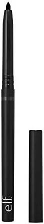 e.l.f. No Budge Retractable Eyeliner, Creamy, Ultra-Pigmented & Waterproof, Creates Bold & Defined Lines, Vegan & Cruelty-Free, Black 0.006 Oz