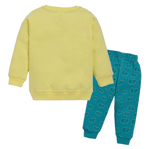 Image of LuvLap Baby Boys Full Sleeve Sweatshirt & Pyjama Set