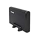 TooQ TQE-3509B - Boîtier USB 2.0 pour disques durs 3,5", SATA I/II/III, Noir