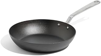 Made In Cookware - Seasoned 10" Blue Carbon Steel Frying Pan - (Like Cast Iron, but Better) - Crafted in Sweden - Professional Cookware - Induction Compatible