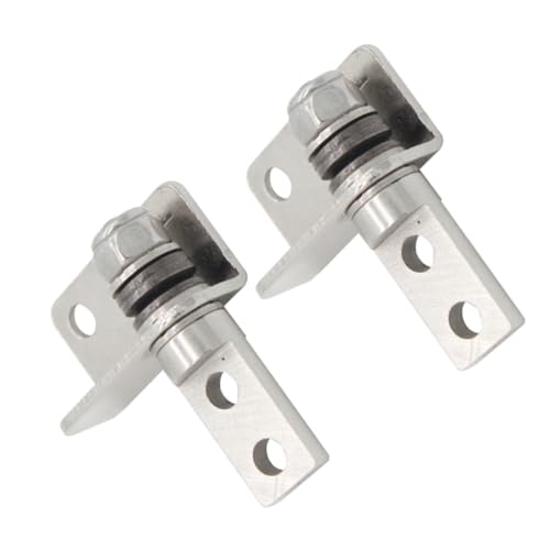 OKUMEYR 2pcs Rotatable Hinge Hinge Damping Monitor Door Pivot Stop Easy Install for Furniture Doors