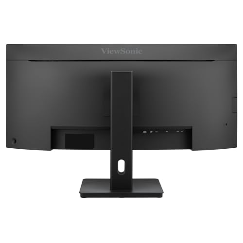Image of ViewSonic VG3409C 34 Inch 1440p Ultrawide Monitor, Curved VA Display with 120Hz for Smooth Home and Office Productivity, Advanced Ergonomics, 96W USB-C, RJ45, HDMI, and DisplayPort Inputs