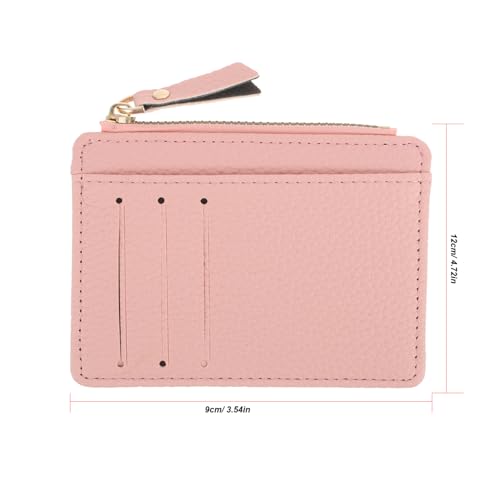 1pcs Women's Slim Card Holder Zipper Closure Wallet for Women Purse Compact Credit Card Organizer Ladies Clutch2