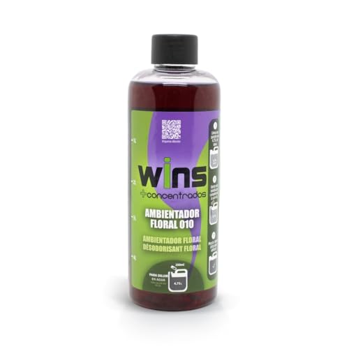 Ambientador Floral superconcentrado. 5 Litros con solo 250 ml. Ahorro total