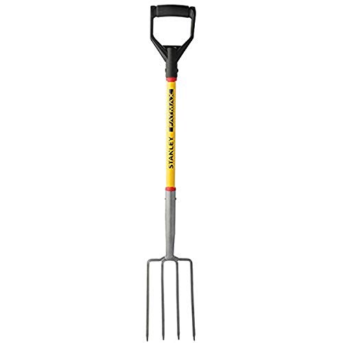 Stanley Garden BDS7139 FatMax D-Handle Garden Fork, Yellow