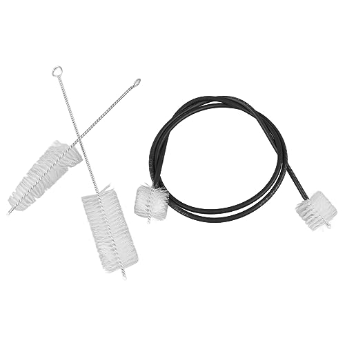 Jeffergarden Kit de Limpieza de Cepillo para Trompeta, Construcción de Metal y Cerdas, Ideal para...
