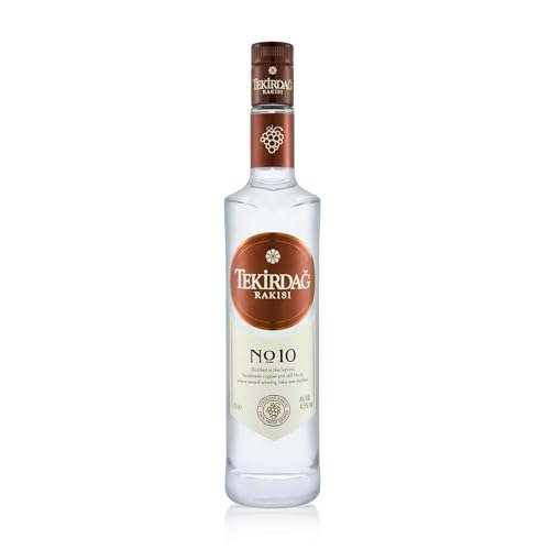 TEKIRDAG RAKISI No.10 - IN DEM HISTORISCHEN UND HANDGEFERTIGTEN KUPFERKESSEL “No. 10” HERGESTELLT - 1x0,7l Raki mit 47,5% vol. - Hergestellt in der Türkei