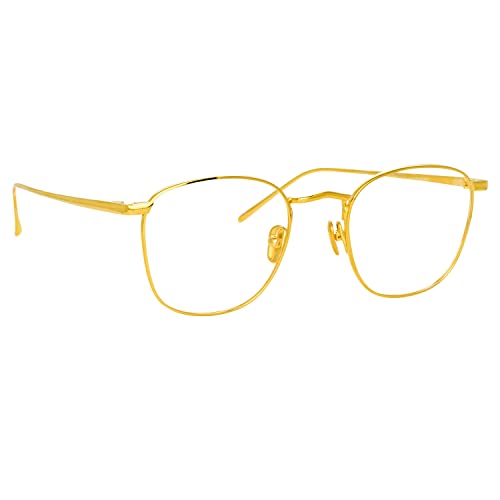 Linda Farrow Simon Optical Frames Yellow Gold