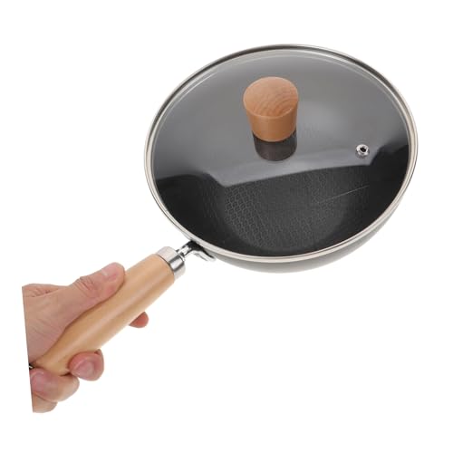 Wok Pequeño Japonés con Tapa y Mango resistente miniatura 4