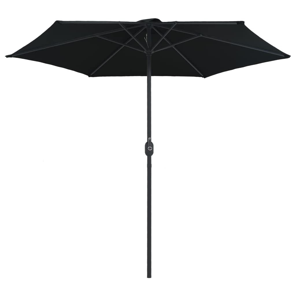 Parasol ogrodowy dla roślin, parasol ogrodowy z aluminiowym masztem, 270 x 246 cm, zielony
