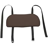 TEHAUX Armlehnenhalterung für Massageliege Gepolsterte Hängende Armlehne aus PU Schaum Braun Zubehör für Kosmetik und Behandlungsliegen Praktische Armstütze für Massagebetten