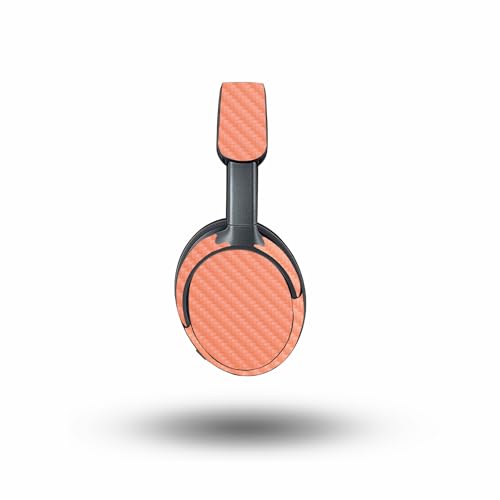 Image of MightySkins Carbon Fiber Skin Compatible with Bose QuietComfort Ultra - Solid Peach | Protective, Durable Textured Carbon Fiber Finish | Easy to Apply