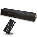 ZVOX Dialogue Clarifying Sound Bar with Patented Hearing Technology, Twelve Levels of Voice Boost - 30-Day Home Trial - AccuVoice AV157 TV Speaker (Black)