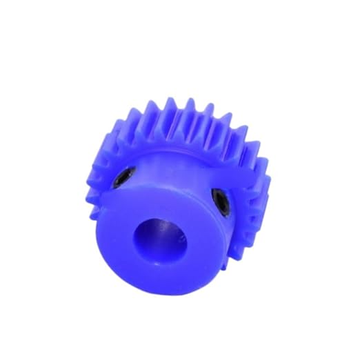 Bevel Gear Pinion Hardware Mechanical 1pcs 1Mod Blue Nylon Gear Motor Gear with Step 15-60Teeth Plastic Spur Gear Bore 6 mm(60 Teeth)