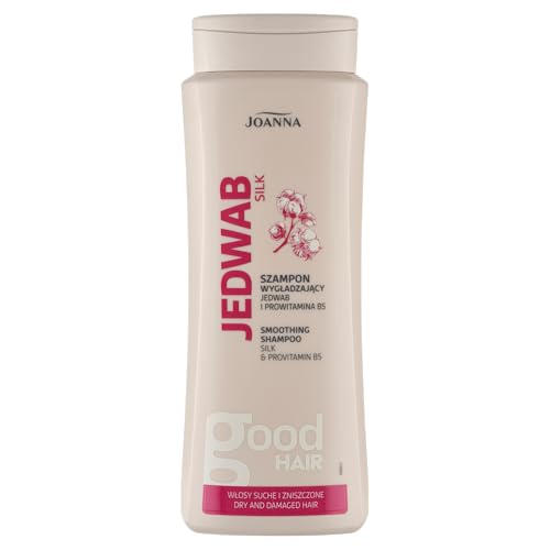 Joanna Soie Shampooing Lissant Cheveux Secs et Abîmés 400 ml