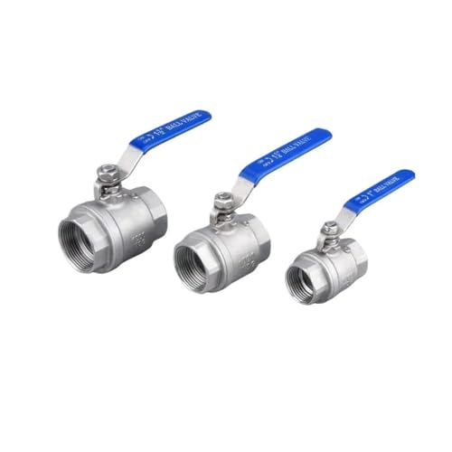 Vanne à bille 2-1/2 pouce femelle BSPT acier inoxydable 304 eau - 2