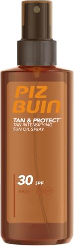 Piz Buin Tan and Protect Tan Accelerating Oil Spray SPF 30 High, 150 ml (Pack of 1)