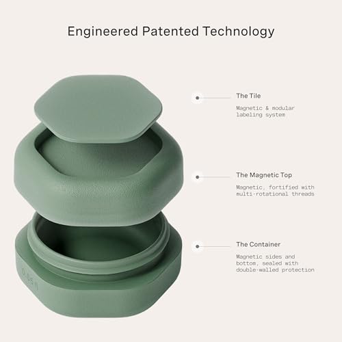 image for Cadence Travel Containers Basic Skincare Set - Magnetic Containers wit