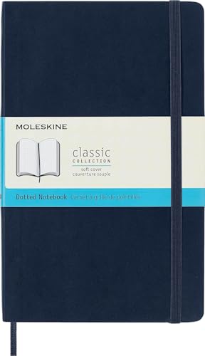 Carnet de notes Moleskine bleu saphir punctué pour ne plus perdre vos idées créatives