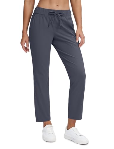 Seamaid Women’s Golf Pants with Pockets 7/8 Stretch Travel Ankle Pants for Casual Athletic