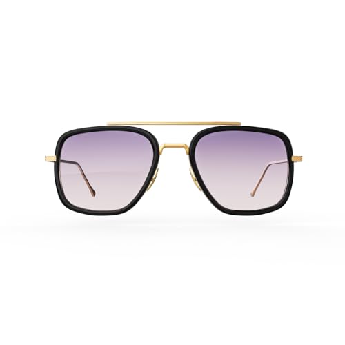 Image of Polarized Sunglasses for Men Women Vintage UV400 Classic Iron-Inspired Hero Style Pilot Sunglasses