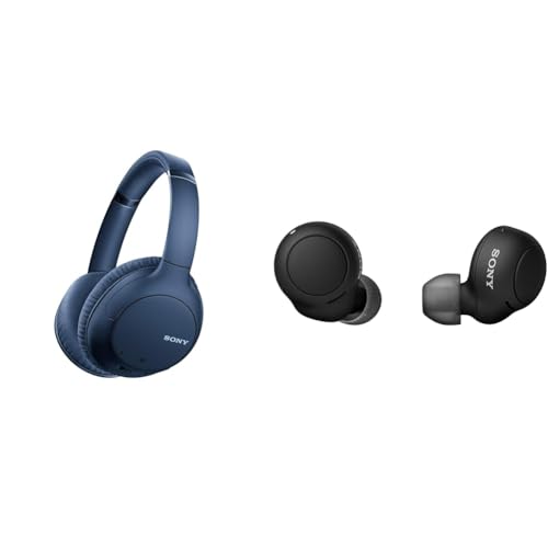 Image of Sony WH-CH710N Active Noise Cancelling Wireless Headphones Bluetooth Over The Ear Headset with Mic f