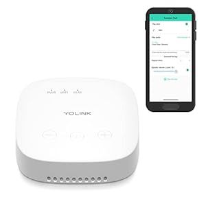 YoLink SpeakerHub – Smart Home Speaker Hub, Plays Tones/Alarms and Your Text-to-Speech Custom Messages, Voice Announcements, Audio Voice Alert, Spoken Alerts, LoRa-Powered ¼ Mile Range, WiFi Required