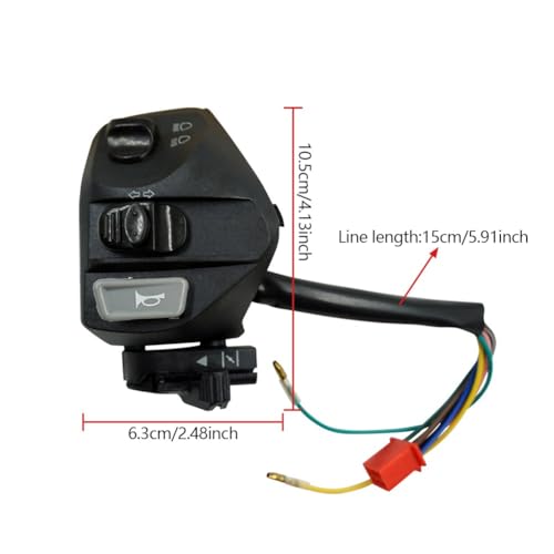 Interruptor de motocicleta para Yamaha Mio LC135 mando de manillar 6