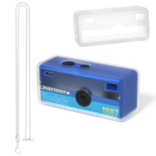 Funda de silicona transparente para cámara digital Kodak Charm