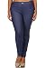 ICONOFLASH Women's Cotton Blend Pull-on Color Jeggings (Dark Blue, Medium)