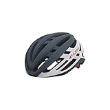 Giro Agilis MIPS Mens Road Cycling Helmet - Matte Portaro Grey/White/Red (2021), Medium (55-59 cm)