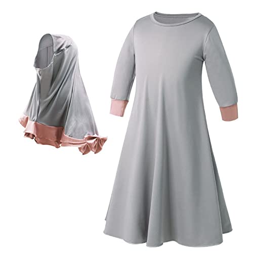 Robe de prière enfants abaya djellaba coupe ample manches longues