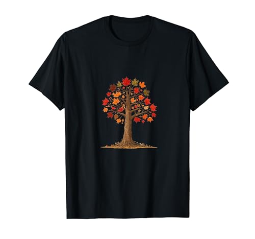 Kunstwerk „Maple Tree Lover“, Naturliebhaber T-Shirt