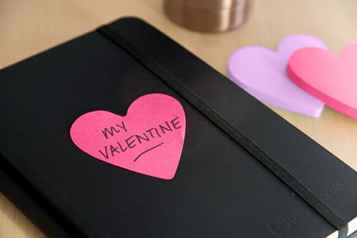 Post-it Sticky Notes, Heart, 2.6 x 2.6 in, 2 Pads, 75 Sheets Per Pad - image 2