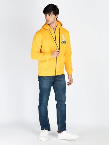Image of Status Quo Mens Printed Round Neck Hooded Sweatshirt