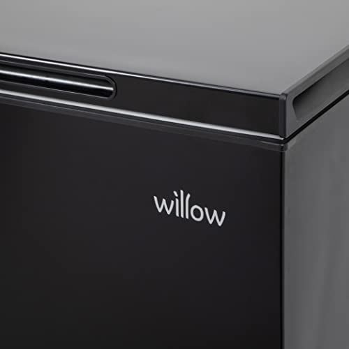 Willow W99CFB Freestanding 99L Chest Freezer with Removable Storage Basket, Suitable for Outbuildings and Garages, 4* Freezer Rating - Black - Image 6