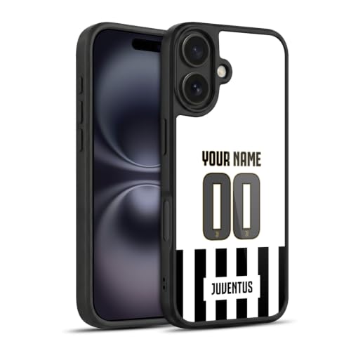 Coque iPhone 16 Juventus avec protection militaire antichoc en gel renforcé