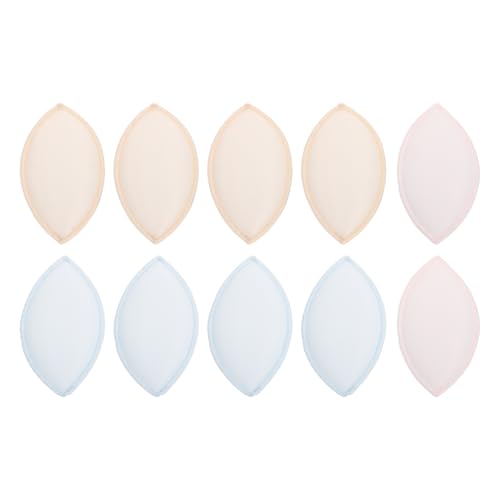 Lurrose 5ペア ブラジャー ビキニ クッション プッシュアップ ブラ クッション ブラジャー挿入スポンジパッド (ランダムカラー)