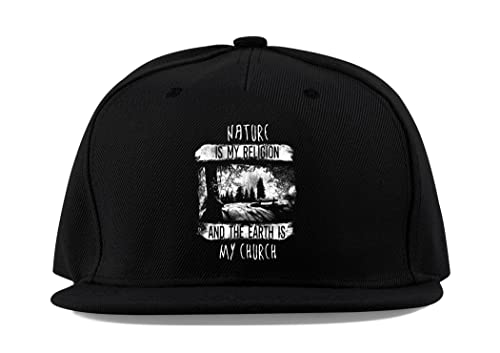 Casquette Nature is My Religion, l'esprit sauvage en noir