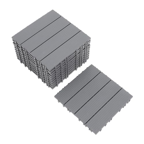 Baldosas entrelazadas impermeables de imitación madera para patio y terraza Gadpiparty