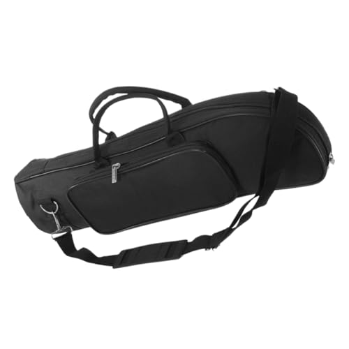 Hemoton Instrument Bag Oxford Cloth Trumpet Case Storage Compartments for Musicians