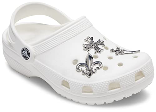 Image of Crocs Unisex-Adult Jibbitz Goth Multi Pack, Shoe Charms for Teens, Hype Boy Elevated, 3 Pack