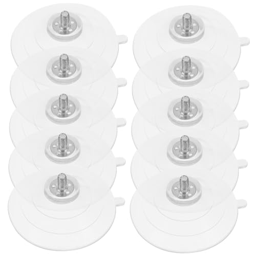 Garneck Rotating Suction Cups Screw Pcs PVC Thickened Sucker Pads for Window Glass Furniture