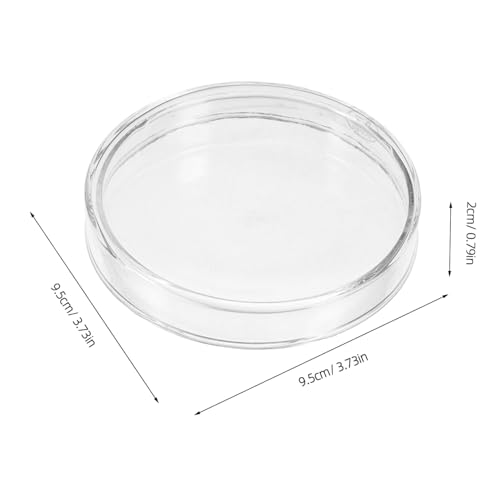 Ciieeo Petri Dish Kit 90mm Clear Glass Culture Dishes Laboratory Supply for Science Microbiology